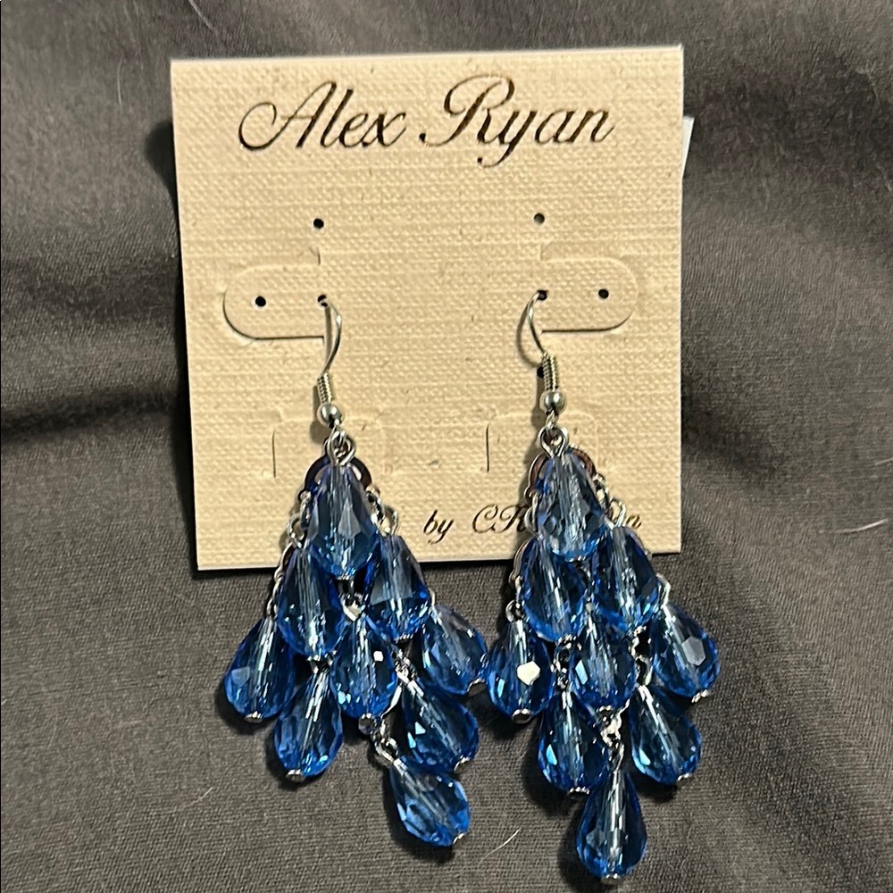 Alex Ryan Blue Chandelier Earrings